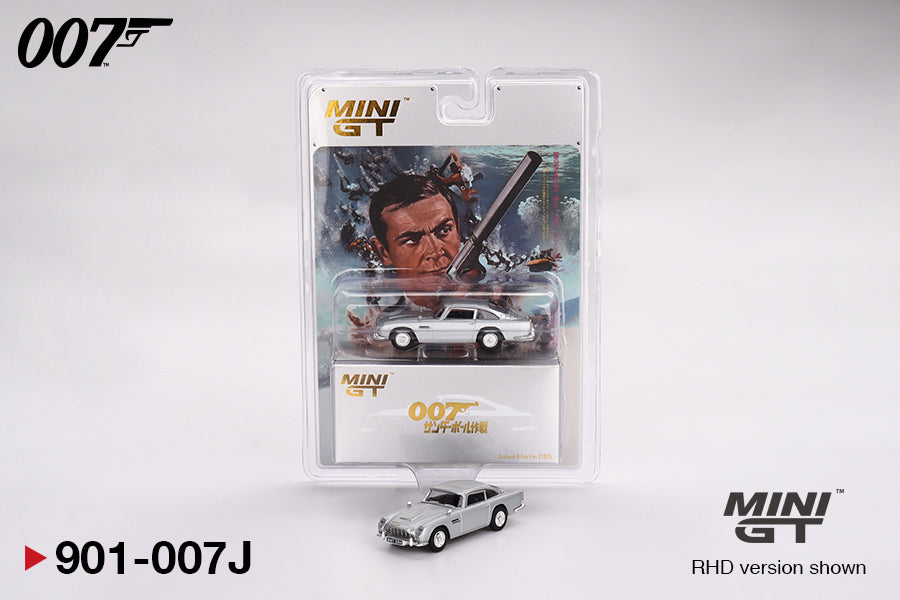 MINI GT #901 1/64 Aston Martin DB5 “Thunderball” ** JAPANESE CARD **