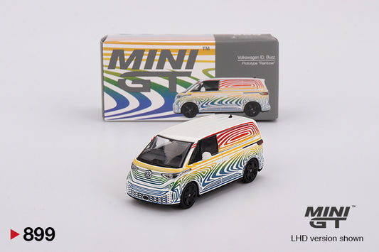 MINI GT #899 1/64 Volkswagen ID. Buzz Prototype "Rainbow" (RHD)