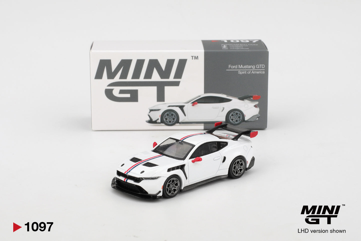 MINI GT #1097 1/64 Ford Mustang GTD Spirit of America (LHD)