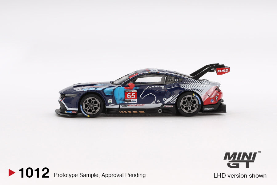 MINI GT #1012 1/64 Ford Mustang GT3 #65 Ford Multimatic Motorsports 2024 IMSA Daytona 24 Hrs (LHD)