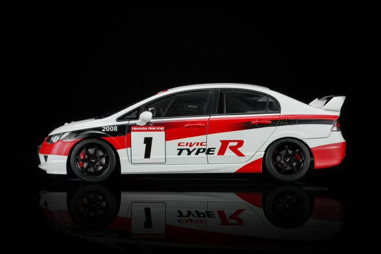 * PRE ORDER * MOTORHELIX 1/18  HONDA CIVIC TYPE R FD2 ONE MAKE RACE #1 2012  M85419