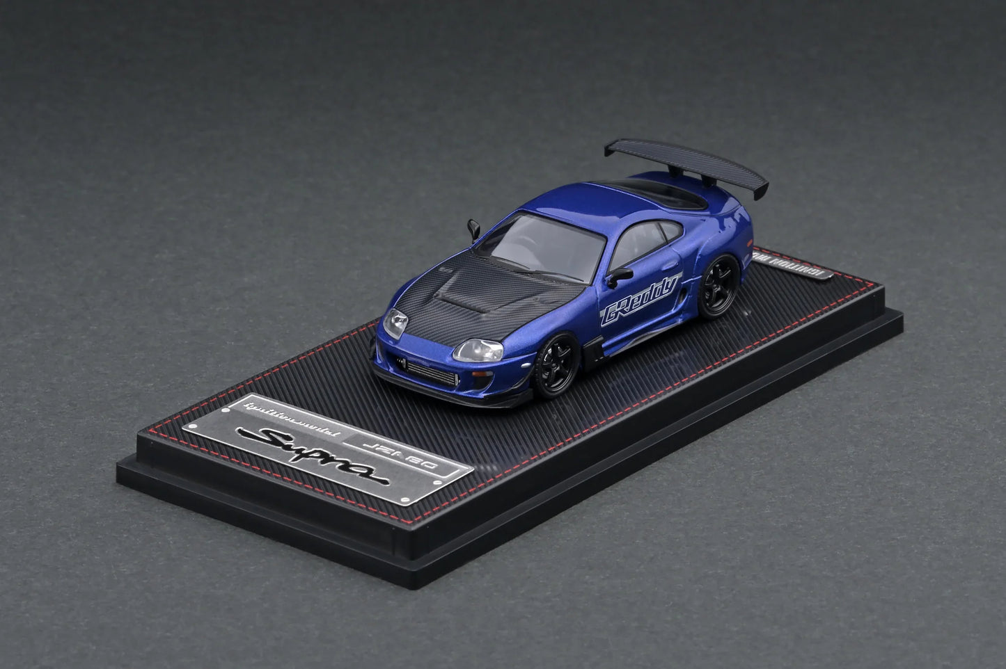 IGNITION MODEL 1/64 IG 2239 Toyota Supra (JZA80) RZ GReddy Blue Metallic