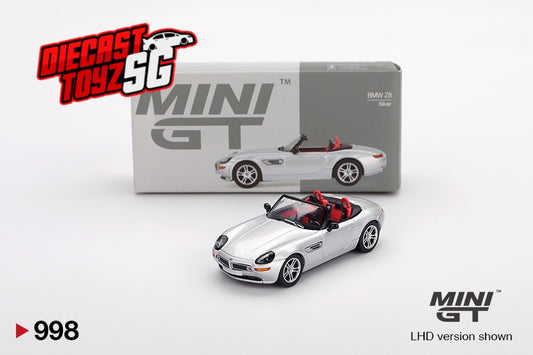 MINI GT #998 1/64 BMW Z8 Silver (LHD)
