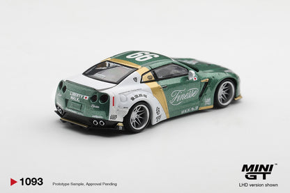 * PRE ORDER * MINI GT #1093 1/64 Nissan GT-R (R35) LB★ WORKS Type 1, Custom Ducktail Auto Finesse