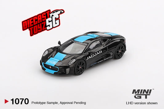 MINI GT #1070 1/64 Jaguar C-X75 Black (LHD)