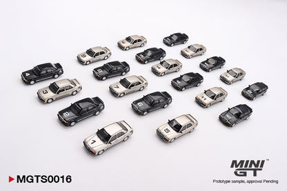 * PRE ORDER * MINI GT #1025 - #1044 1/64 MGTS0016 Mercedes-Benz 1984 Nürburgring Race of Champions Set Limited Edition 5000 Sets
