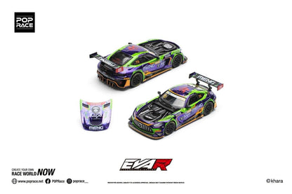 * PRE ORDER * POP RACE 1/64 EVA RT TEST TYPE -01 AMG GT3 EVO MACAU GP 2023 PR640196