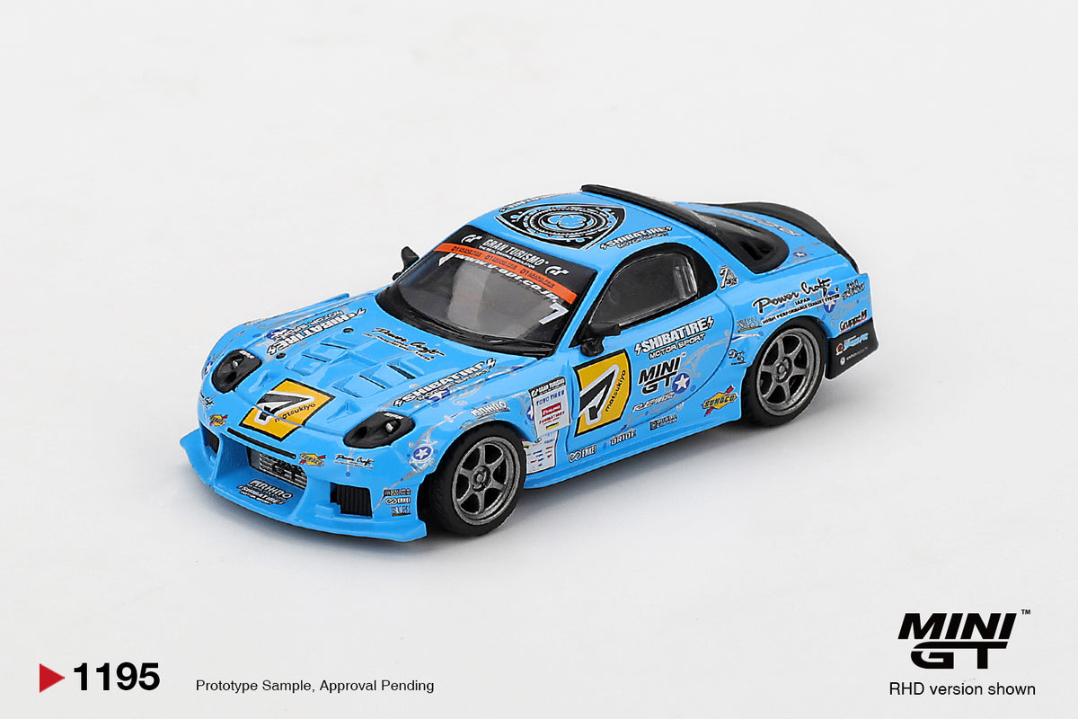MINI GT #1195 1/64 Mazda RX-7 RE-Amemiya 2025 D1GP (RHD) * BLISTER PACK *