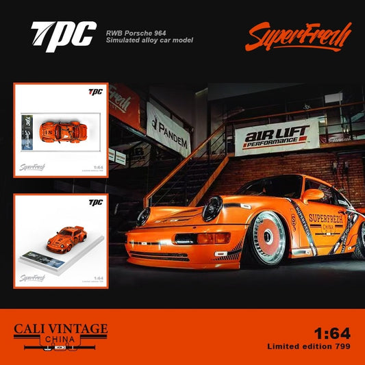 TPC 1/64 RWB 964 Orange Color Exclusive Version Superfrezh Cali Vintage