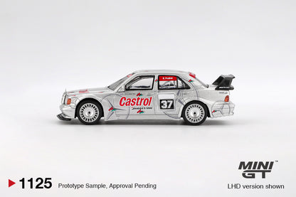 MINI GT #1125 1/64 Mercedes-Benz 190E 2.5-16 Evolution II #37 1995 SE Asia Touring Car Championship (LHD)
