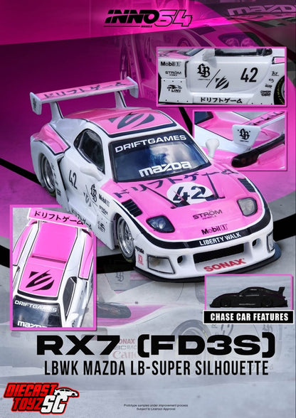 * PRE ORDER * INNO64 1/64 MAZDA RX7 (FD3S) LB-SUPER SILHOUETTE "DRIFT GAMES 2025"