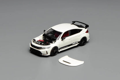Motorhelix 1/64 Honda Civic Type R (FL5) HKS Livery Championship White M65319
