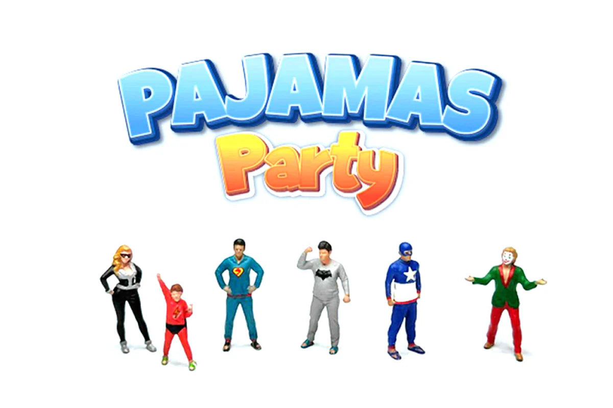 AMERICAN DIORAMA  1/64 Figure Set : Pajamas Party AD-2436