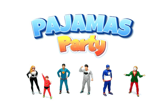 AMERICAN DIORAMA  1/64 Figure Set : Pajamas Party AD-2436