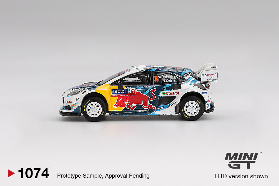MINI GT #1122 1/64 Ford Puma Rally1 #16 M-Sport Ford WRT 2024 Rally Finland 3rd Place (LHD)
