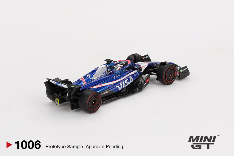 MINI GT #1006 1/64 RB VCARB 01 #3 Daniel Ricciardo 2024 F1 2024 Bahrain GP