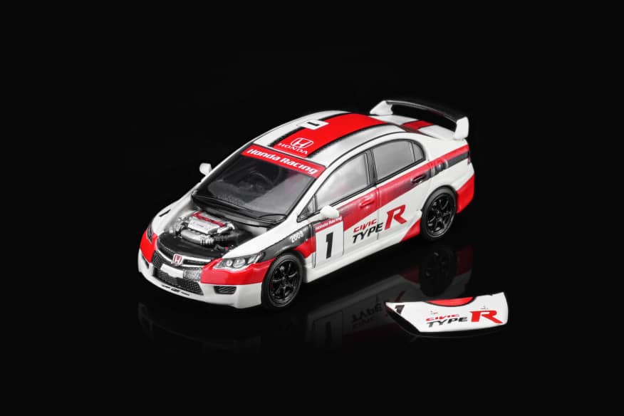 * PRE ORDER * MOTORHELIX 1/64 HONDA CIVIC TYPE R FD2 #1 2012 JAPAN ONE MAKE RACE  M65421