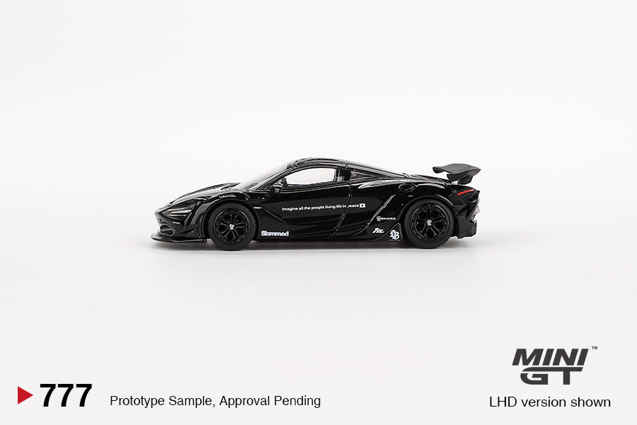 MINI GT #777 1/64 McLaren 720S LB★Works Black (RHD)
