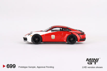 MINI GT #699 1/64 Porsche 911 (992) Carrera S Safety Car 2023 IMSA Daytona 24 Hrs (LHD)