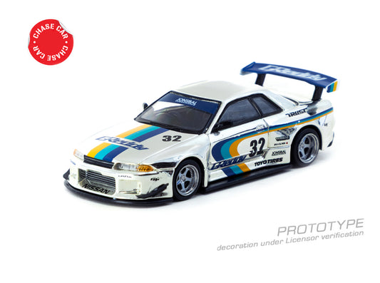 * PRE ORDER * TARMAC WORKS X MIJO  NISSAN SKYLINE GT-R R32 WIDEBODY JONSIBAL DESIGNWORKS GREDDY LIMITED EDITION - * CHASE *