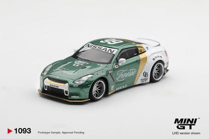 * PRE ORDER * MINI GT #1093 1/64 Nissan GT-R (R35) LB★ WORKS Type 1, Custom Ducktail Auto Finesse