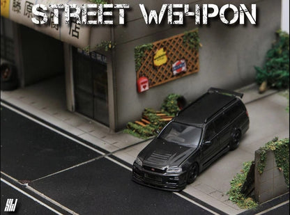 STREET WARRIOR 1/64 NISSAN R34 STAGEA FULL CARBON