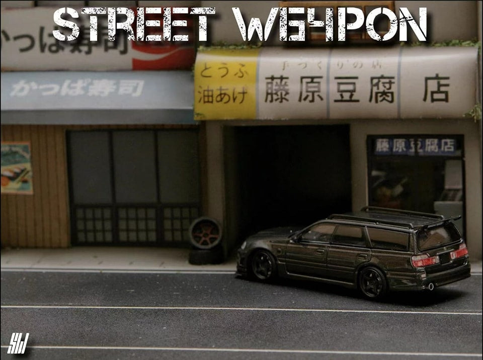 STREET WARRIOR 1/64 NISSAN R34 STAGEA FULL CARBON