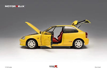 MOTORHELIX 1/18 Honda Civic Type R (EK9) Sunlight Yellow M85002