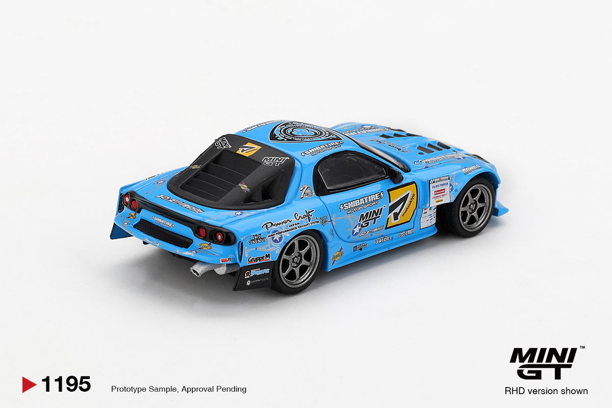 MINI GT #1195 1/64 Mazda RX-7 RE-Amemiya 2025 D1GP (RHD) * BLISTER PACK *