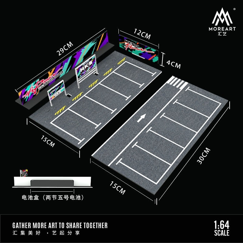 MoreArt 1:64 HKS Parking Lot MO925006