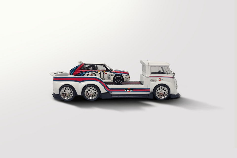 Liberty64 1/64 VW TRAILER MARTINI TRANSPORTER