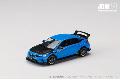 * PRE ORDER * Hobby Japan 1/64 Civic Type R FL5 Mugen Group B 2025 HJDM005B-30 RACING BLUE PEARL