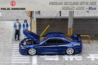 Focal Horizon FH 1/64 Nissan Skyline R33 GT-R Nismo 400R Dark Blue