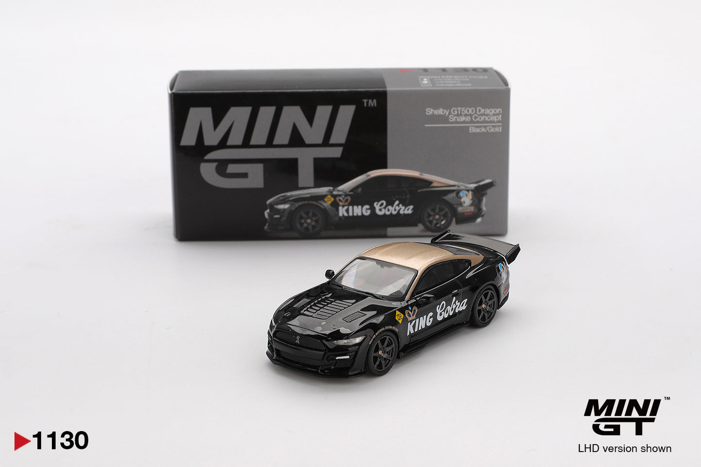 MINI GT #1130 1/64 Shelby GT500 Dragon Snake Concept Black/Gold