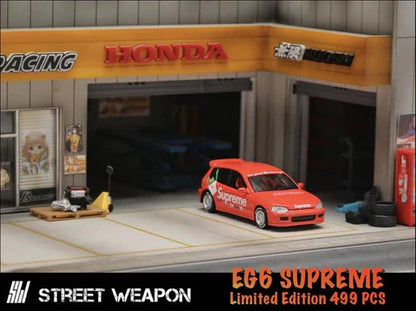 Street Weapon 1/64 Honda Civic Eg6 NO GOOD RACING