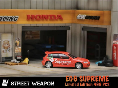 Street Weapon 1/64 Honda Civic Eg6 NO GOOD RACING