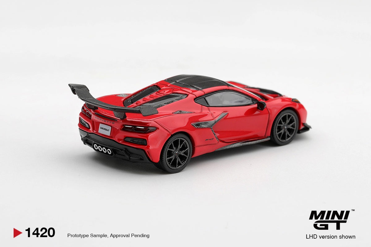 * PRE ORDER * MINI GT #1420 1/64 Chevrolet Corvette ZR1 Torch Red (LHD)