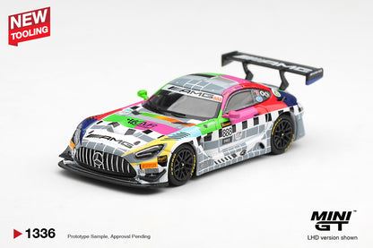 * PRE ORDER * MINI GT #1336 1/64 Mercedes-AMG GT3 #888 Mercedes-AMG Team GMR Meguiar´s Bathurst 12 Hour 2025 (LHD)
