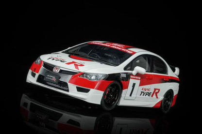 * PRE ORDER * MOTORHELIX 1/18  HONDA CIVIC TYPE R FD2 ONE MAKE RACE #1 2012  M85419