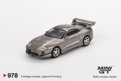 MINI GT #978 1/64 Toyota Supra VeilSide Combat V-II Combat Grey (RHD)