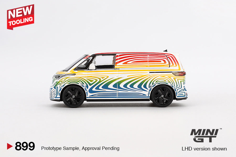 MINI GT #899 1/64 Volkswagen ID. Buzz Prototype "Rainbow"