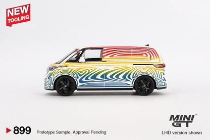 MINI GT #899 1/64 Volkswagen ID. Buzz Prototype "Rainbow"