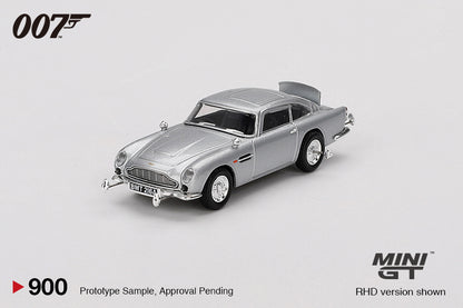 MINI GT #900 1/64 Aston Martin DB5 “Goldfinger” ** FRENCH CARD **