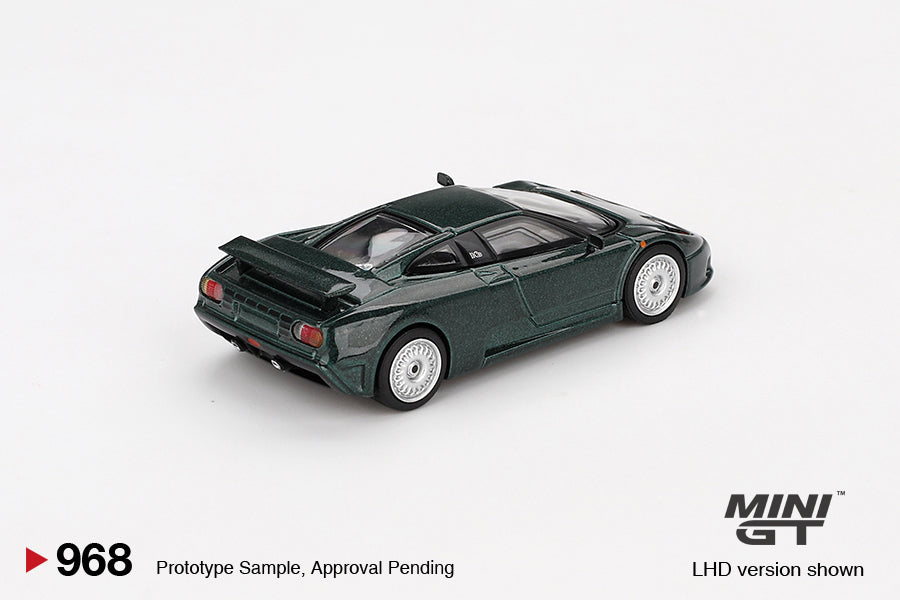 MINI GT #968 1/64 Bugatti EB110 GT Verde Scuro (LHD)
