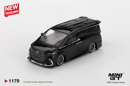 MINI GT #1179 1/64 Toyota Alphard 40 KUHL Black RHD