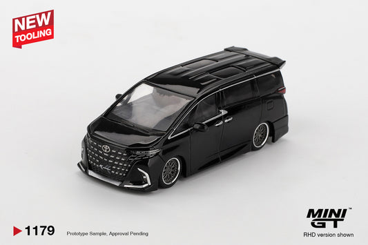 MINI GT #1179 1/64 Toyota Alphard 40 KUHL Black RHD