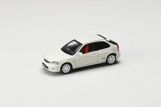 JDM64 1/64 Honda Civic EK9 (HJDM001) *Regular Version - White(01)