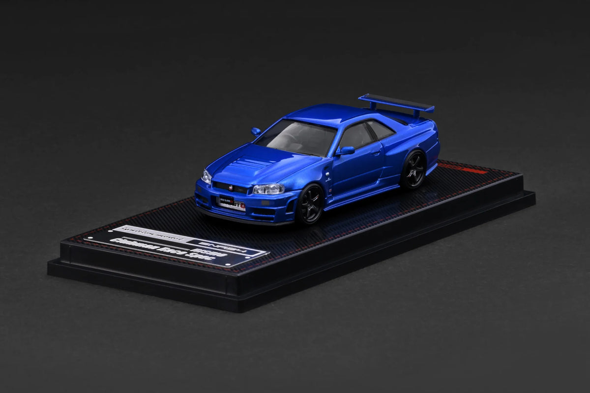 Ignition Model 1/64 IG4174 Nissan Skyline GT-R (BNR34) NISMO customized Blue Metallic