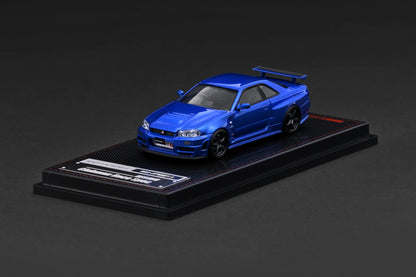 Ignition Model 1/64 IG4174 Nissan Skyline GT-R (BNR34) NISMO customized Blue Metallic