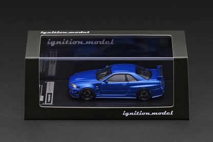 Ignition Model 1/64 IG4174 Nissan Skyline GT-R (BNR34) NISMO customized Blue Metallic